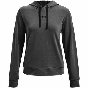 Under Armour RIVAL TERRY HOODIE Női pulóver, sötétszürke, méret kép