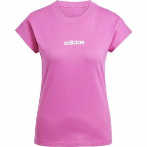 adidas ESSENTIALS LINEAR SINGLE Női póló, rózsaszín, méret kép