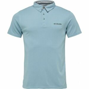 Columbia NELSON POINT POLO Férfi galléros póló, világoskék, méret kép