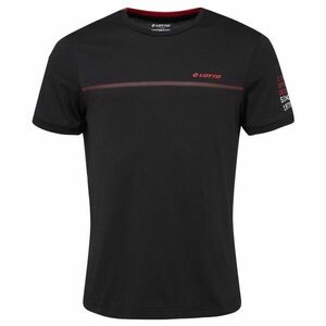 Lotto LOGO DUE TEE 1 II Férfi póló, fekete, méret XXL kép