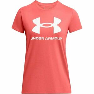 Under Armour LIVE SPORTSTYLE GRAPHIC SS Női póló, lazac, méret kép