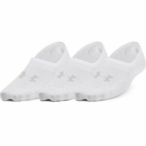 Under Armour BREATHE LITE ULTRA LOW 3P Női zokni, fehér, méret kép