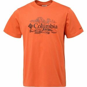 Columbia KETTLE RIVER GRAPHIC TEE Férfi póló, narancssárga, méret kép
