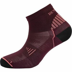 Devold RUNNING MERINO ANKLE SOCK Gyapjú sportzokni, bordó, méret kép