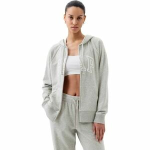 GAP FULLZIP LOGO Női pulóver, szürke, méret kép