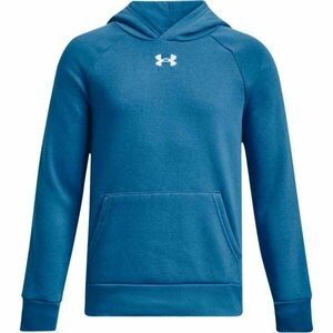 Under Armour RIVAL FLEECE HOODIE Fiú pulóver, kék, méret kép