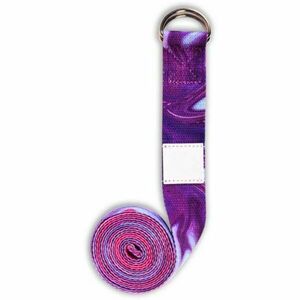 YOGGYS STRETCHING STRAP MANDALAMOTION Jógaheveder, lila, méret kép