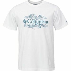 Columbia KETTLE RIVER GRAPHIC TEE Férfi póló, fehér, méret kép