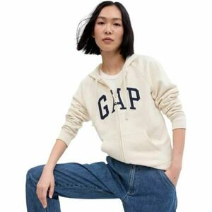 GAP V-GAP HERITAGE FZ HD Női pulóver, bézs, méret kép