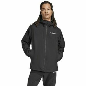 adidas TERREX MULTY 2L RAIN JACKET Férfi outdoor kabát, fekete, méret kép