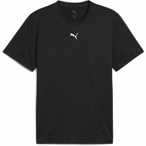 Puma M TAD ESSENTIALS HEATHER CAT TEE Férfi póló, fekete, méret kép
