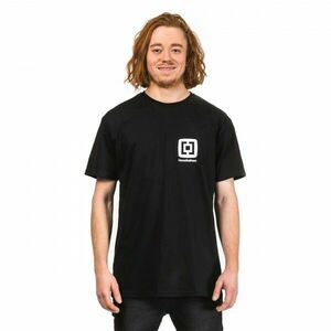 Horsefeathers MINI LOGO T-SHIRT Férfi póló, fekete, méret kép