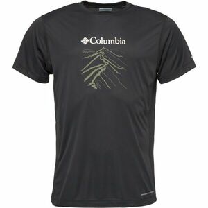 Columbia ZERO RULES LIGHT SS GRAPHIC CREW Férfi póló, fekete, méret kép