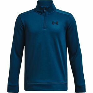 Under Armour ARMOUR FLEECE 1/4 ZIP Fiú pulóver, sötétkék, méret kép