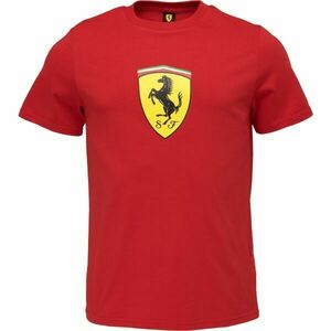 Puma FERRARI RACE COLORED BIG SHIELD TEE Férfi póló, piros, méret kép