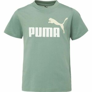 Puma ESSENTIALS 2 COLOR N0.1 LOGO TEE B Fiú póló, zöld, méret kép