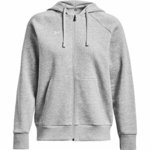 Under Armour RIVAL FLEECE FZ HOODIE Női pulóver, szürke, méret kép