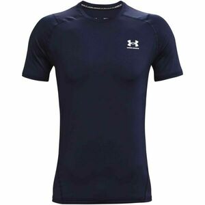 Under Armour HG ARMOUR FITTED SS Férfi rövid ujjú póló, sötétkék, méret kép