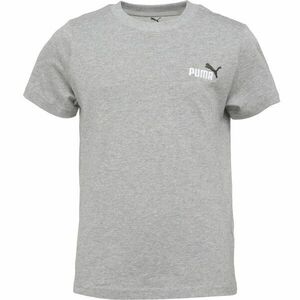 Puma ESSENTIALS 2 COLOR SMALL NO.1 LOGO TEE B Fiú póló, szürke, méret kép