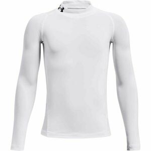 Under Armour HG ARMOUR MOCK Fiú kompressziós felső, fehér, méret kép