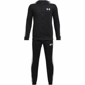 Under Armour KNIT HOODED TRACK SUIT Fiú melegítő szett, fekete, méret kép