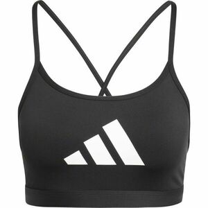 adidas AEROREACT TRAINING LIGHT-SUPPORT 3-STRIPES BRA Női sportmelltartó, fekete, méret kép