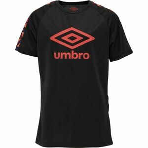 Umbro FORMATION JERSEY - JNR Fiú sportpóló, fekete, méret kép
