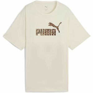 Puma ESSENTIALS GRPHIC ANIMAL RELXED TEE Női póló, bézs, méret kép