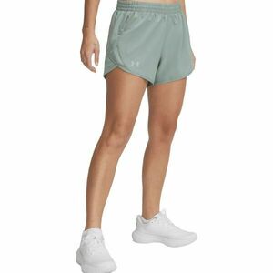 Under Armour FLY BY 3'' Női rövidnadrág, zöld, méret kép