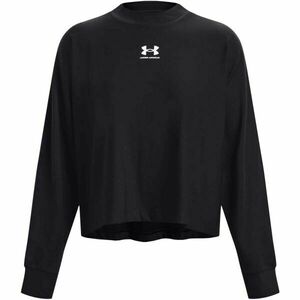 Under Armour UA RIVAL TERRY OVERSIZED CRW Női edző póló, fekete, méret kép