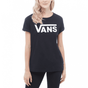 Vans WM FLYING V CREW TEE Női póló, fekete, méret kép