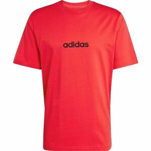 adidas ESSENTIALS LINEAR SINGLE JERSEY Férfi póló, piros, méret XXXL kép