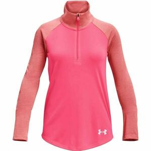 Under Armour TECH GRAPHIC 1/2 ZIP Lány felső, rózsaszín, méret kép