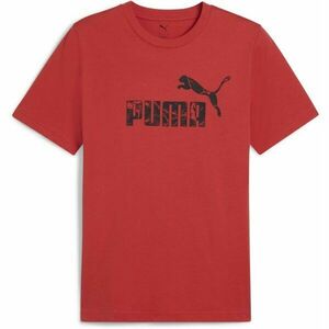 Puma GRAPHIC NO.1 LOGO TEE Férfi póló, piros, méret kép