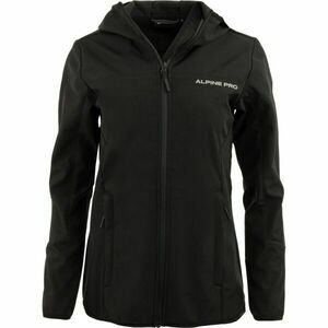 ALPINE PRO BREFA Női softshell dzseki, fekete, méret kép
