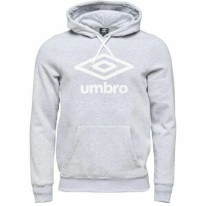 Umbro LARGE LOGO HOODIE ESSENTIALS Férfi pulóver, szürke, méret kép