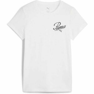Puma ESSENTIALS SCRIPT TEE Női felső, fehér, méret kép