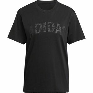 adidas CAMO GRAPHIC TEE Női felső, fekete, méret kép