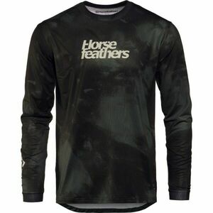 Horsefeathers QUANTUM LS Férfi kerékpáros mez, sötétszürke, méret kép