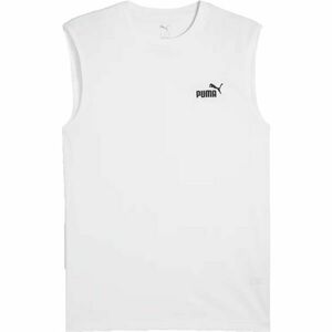 Puma ESSENTIALS NO 1 LOGO SLEVEIESS TEE Férfi ujjatlan felső, fehér, méret kép