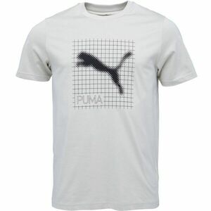 Puma TECH GRAPHIC TEE Férfi póló, bézs, méret kép