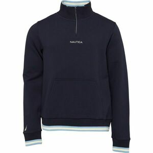 NAUTICA BANFF ZIP TOP Férfi pulóver, sötétkék, méret kép