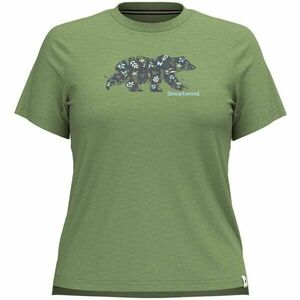 Smartwool OSA VEGA SHORT SLEEVE GRAPHIC TEE W Női póló, zöld, méret kép