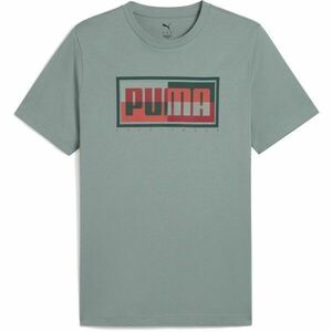 Puma GRAPHIC PUMA GOX TEE Férfi póló, zöld, méret kép