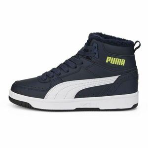 Puma REBOUND JOY FUR JR Gyerek bélelt cipő, sötétkék, méret 37.5 kép