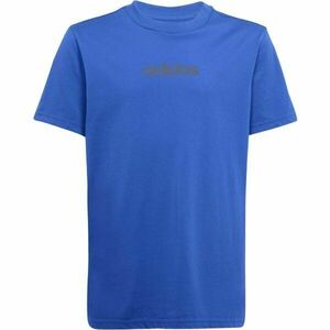 adidas U LIN TEE Fiú póló, kék, méret kép