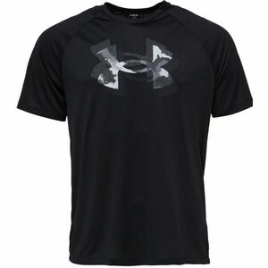 Under Armour TECH PRINT FILL Férfi póló, fekete, méret kép