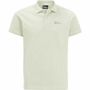 Jack Wolfskin ESSENTIAL POLO M Férfi póló, fehér, méret kép