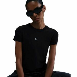 Nike SPORTSWEAR CHILL KNIT Női póló, fekete, méret kép