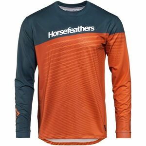 Horsefeathers QUANTUM LS Férfi kerékpáros mez, narancssárga, méret kép